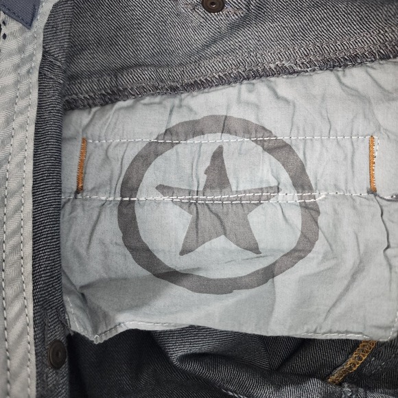 Converse One Star Bootcut Jeans Womens 6 Blue Dark Wash Mid Rise Denim 30x33 - Picture 8 of 16